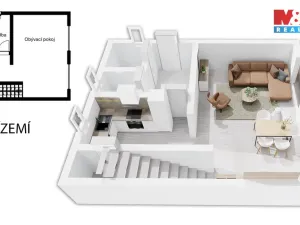 Prodej rodinného domu, Milovice - Mladá, Lipová, 99 m2