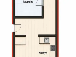 Prodej bytu 1+1, Karlovy Vary, Pod Jelením skokem, 48 m2