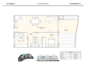 Prodej bytu 3+kk, Finestrat, Alicante, Španělsko, 68 m2