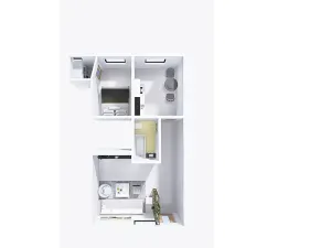 Pronájem bytu 2+1, Uničov, 41 m2