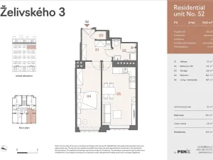 Prodej bytu 2+kk, Praha, Jana Želivského, 47 m2