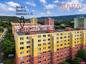 Prodej bytu 3+1, Klášterec nad Ohří, Školní, 63 m2