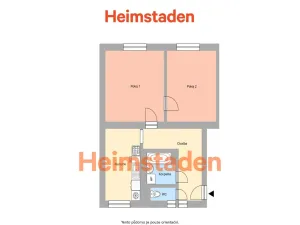 Pronájem bytu 2+1, Albrechtice, Středová, 56 m2