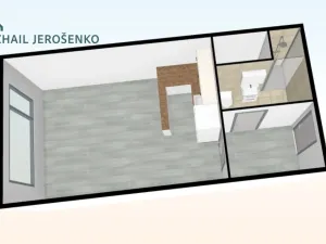 Prodej bytu 1+kk, Praha - Kobylisy, Kyselova, 23 m2