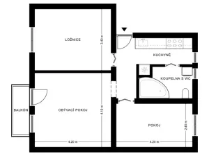Pronájem bytu 3+kk, Dubňany, Havlíčkova, 63 m2