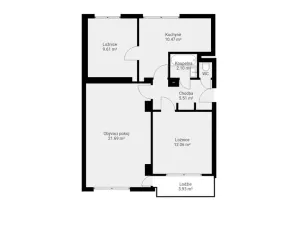 Pronájem bytu 3+1, Libčice nad Vltavou, Pod Saharou, 72 m2