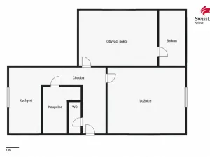 Prodej bytu 2+1, Jičín, Nám. V. Čtvrtka, 60 m2