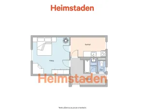 Pronájem bytu 1+1, Havířov - Šumbark, Smetanova, 42 m2