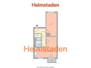 Pronájem bytu 2+kk, Ostrava - Mariánské Hory, Zelená, 67 m2
