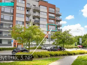 Pronájem bytu 1+kk, Olomouc - Řepčín, Edvarda Beneše, 26 m2