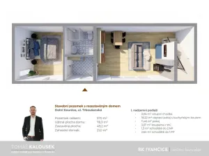 Prodej pozemku pro bydlení, Dolní Kounice, 570 m2