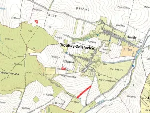 Prodej podílu sadu/vinice, Troubky-Zdislavice, 6725 m2