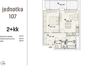 Pronájem bytu 2+kk, Brno, Střední, 61 m2