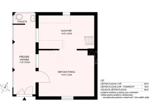 Prodej chaty, Vrcovice, 46 m2
