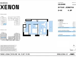Prodej bytu 2+kk, Brno, Plynárenská, 43 m2