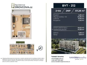 Prodej bytu 2+kk, České Budějovice, Jírovcova, 57 m2