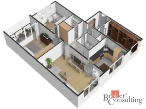 Prodej bytu 4+1, Planá, Bohušova, 96 m2