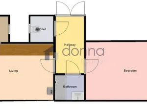 Pronájem bytu 2+kk, Praha, Braunerova, 51 m2