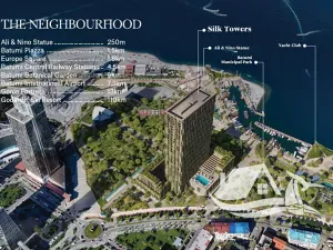 Prodej bytu 2+kk, Batumi, Gruzie, 46 m2