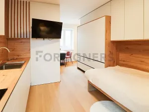 Pronájem bytu 1+kk, Brno, Cyrilská, 19 m2