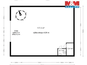 Prodej skladu, Lysá nad Labem, 122 m2