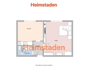 Pronájem bytu 1+1, Karviná - Hranice, Einsteinova, 26 m2