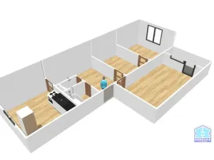 Prodej bytu 2+1, Stříbro, Nerudova, 63 m2