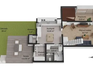 Prodej bytu 4+1, Modřice, Masarykova, 151 m2