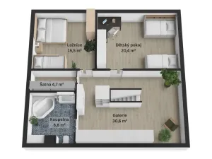 Prodej bytu 4+1, Modřice, Masarykova, 151 m2