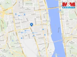 Pronájem bytu 1+1, Praha - Smíchov, Vltavská, 40 m2
