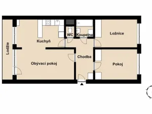 Prodej bytu 3+kk, Praha - Chodov, Lečkova, 75 m2