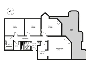 Prodej bytu 4+kk, Praha - Jinonice, U kříže, 104 m2