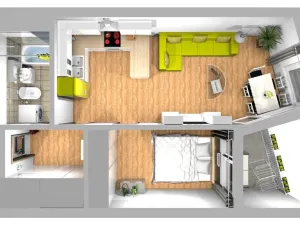 Pronájem bytu 2+kk, Praha - Prosek, Kytlická, 53 m2