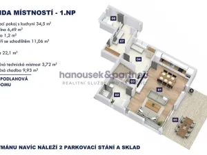 Prodej bytu 4+kk, Volary, 111 m2