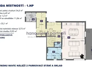 Prodej bytu 4+kk, Volary, 111 m2