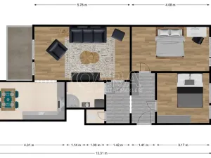 Pronájem bytu 3+kk, Praha - Kobylisy, Kaňkovského, 68 m2