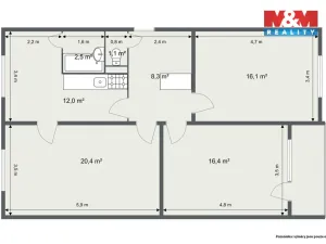 Prodej bytu 3+1, Sokolov, Švabinského, 78 m2