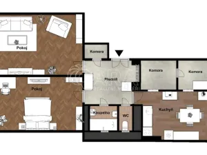 Prodej bytu 2+1, Praha - Žižkov, Škroupovo náměstí, 102 m2