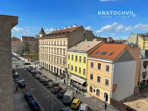 Pronájem bytu 1+kk, Praha - Karlín, Křižíkova, 32 m2