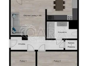 Prodej bytu 3+kk, Praha - Střížkov, Rumburská, 61 m2