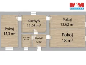 Prodej rodinného domu, Spálené Poříčí, Plzeňská, 68 m2
