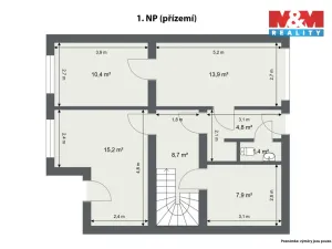Prodej rodinného domu, Horní Slavkov, Kounice, 94 m2