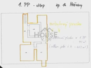 Prodej rodinného domu, Hořany, 452 m2