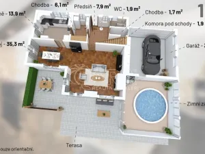 Prodej rodinného domu, Sulice - Hlubočinka, Na Vyhlídce, 257 m2