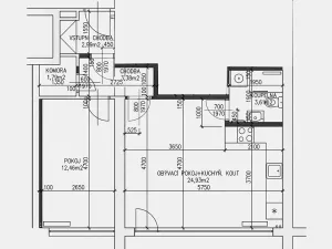 Pronájem bytu 2+kk, Praha - Strašnice, V olšinách, 52 m2