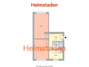 Pronájem bytu 2+1, Paskov, Bělská, 48 m2