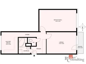 Prodej bytu 2+1, České Budějovice - České Budějovice 3, Lipenská, 60 m2