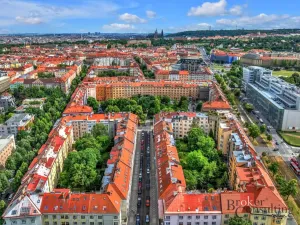 Prodej bytu 1+kk, Praha - Bubeneč, N. A. Někrasova, 49 m2