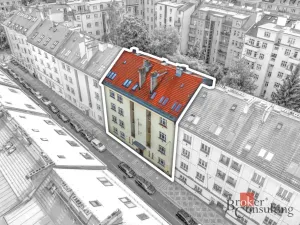 Prodej bytu 1+kk, Praha - Bubeneč, N. A. Někrasova, 49 m2