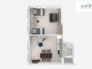Pronájem bytu 2+kk, Olomouc, Masarykova třída, 62 m2